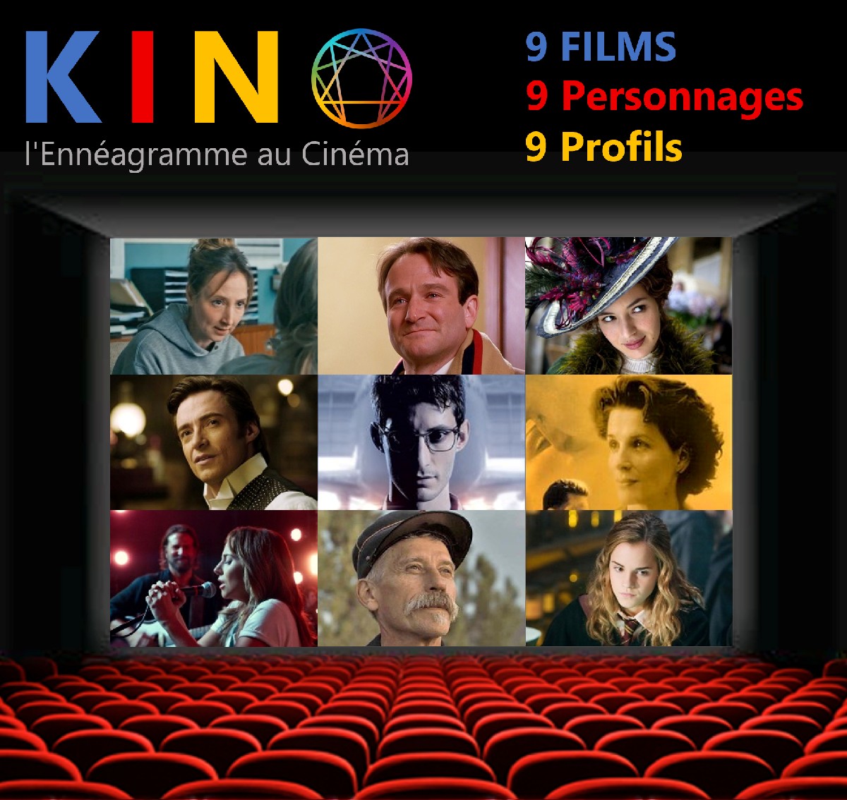 You are currently viewing KINO : L&rsquo;Ennéagramme au Cinéma